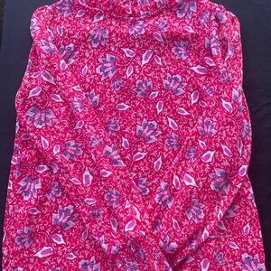 Small Pink/white/purple casual long sleeve